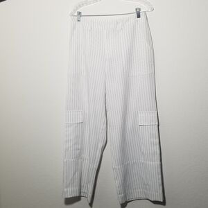 Princess Polly Pinstripe Wide Leg Trouser